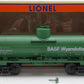 Lionel 6-19614 O Gauge BASF 8,000 Gallon Tank Car #78252 EX/Box