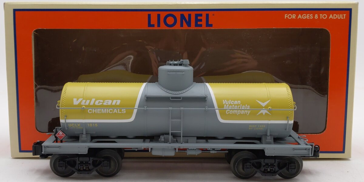 Lionel 6-19615 O Gauge Vulcan 8,000 Gallon Tank Car #1015 EX/Box