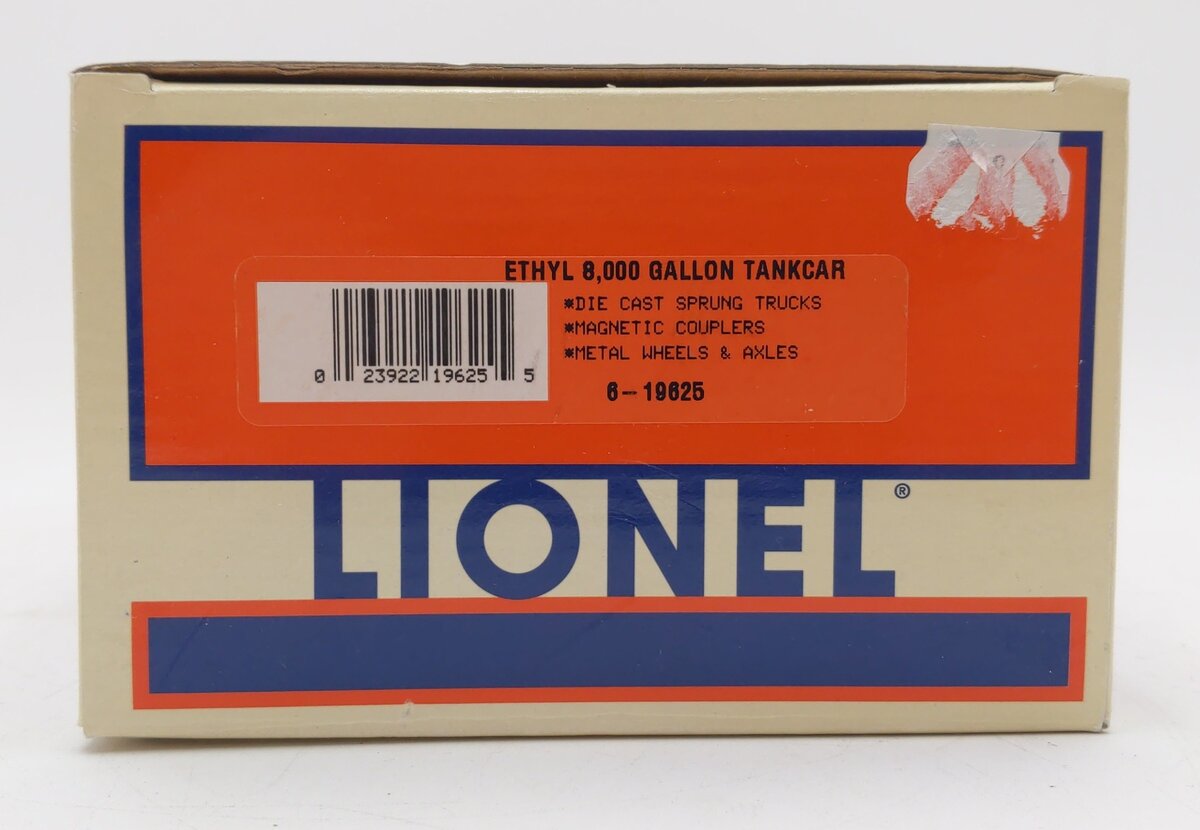 Lionel 6-19625 O Gauge Ethyl Single Dome Tank Car #6236 NIB
