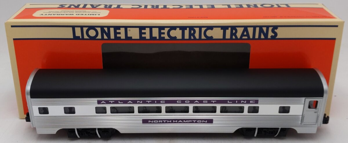 Lionel 6-29128 O Gauge Atlantic Coast Line "North Hampton" Aluminum Coach Car EX/Box