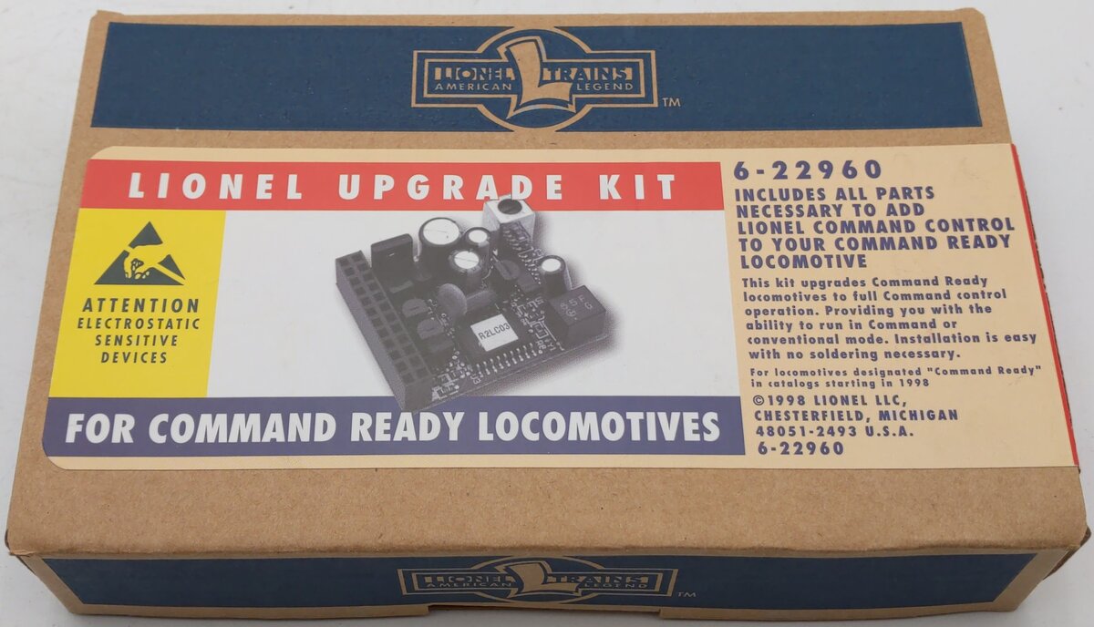 Lionel 6-22960 TrainMaster Command Basic Upgrade Kit LN/Box
