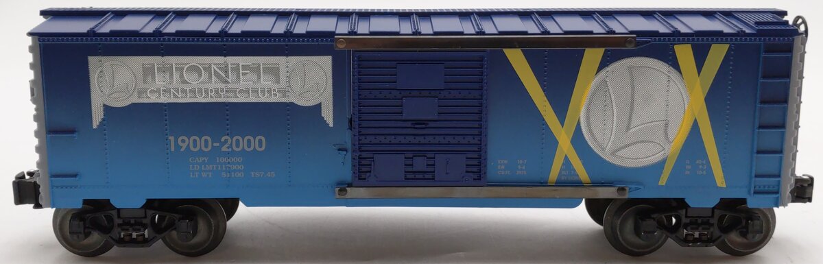 Lionel 6-29204 O Gauge Century Club Boxcar - Rare 1997 Car EX/Box