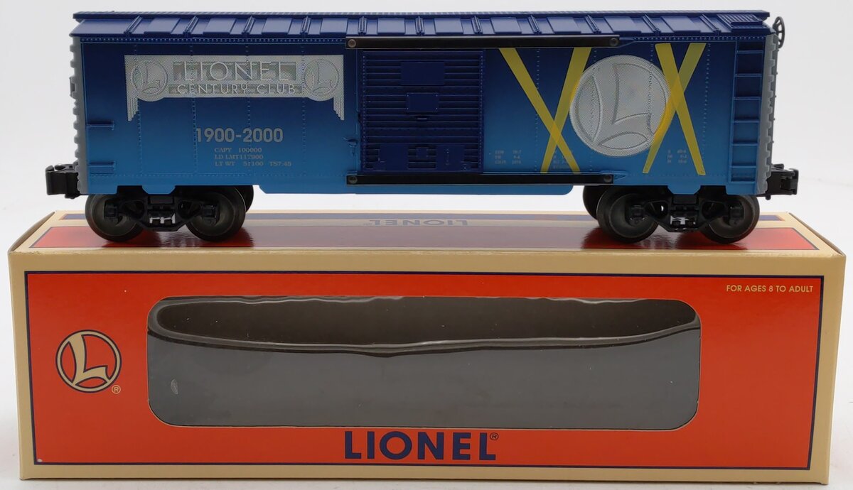 Lionel 6-29204 O Gauge Century Club Boxcar - Rare 1997 Car EX/Box