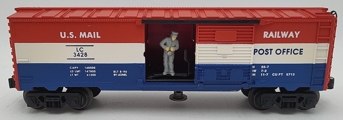Lionel 6-19830 O Gauge US Mail Operating Boxcar EX/Box