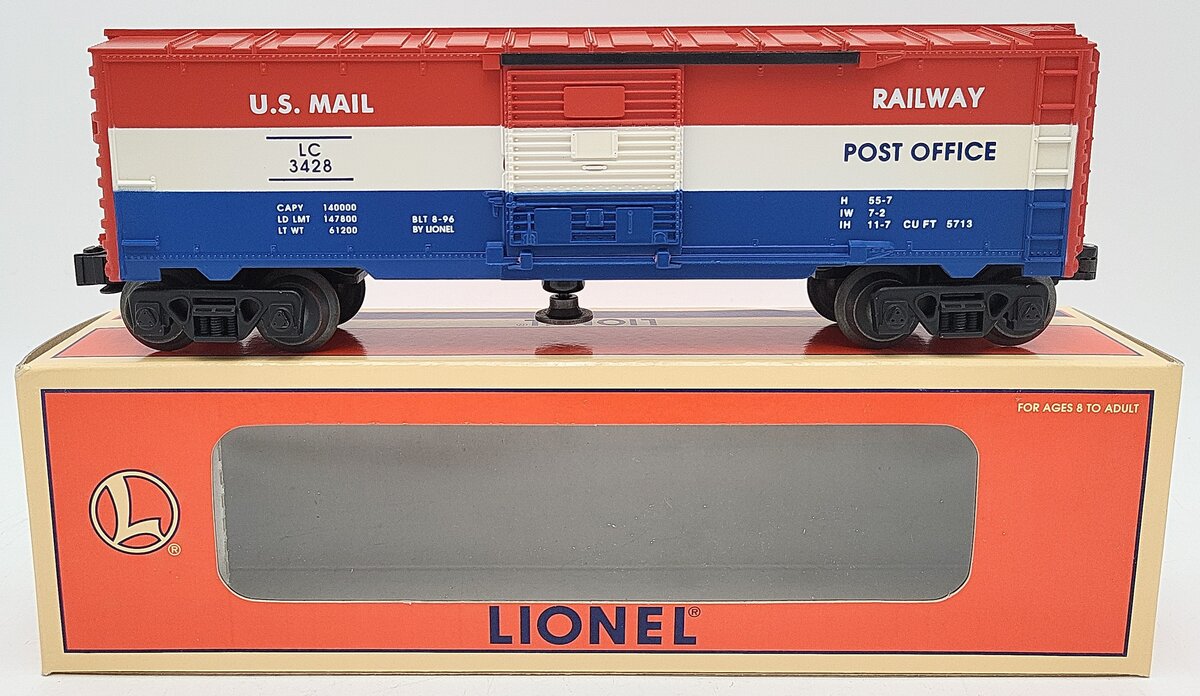 Lionel 6-19830 O Gauge US Mail Operating Boxcar EX/Box