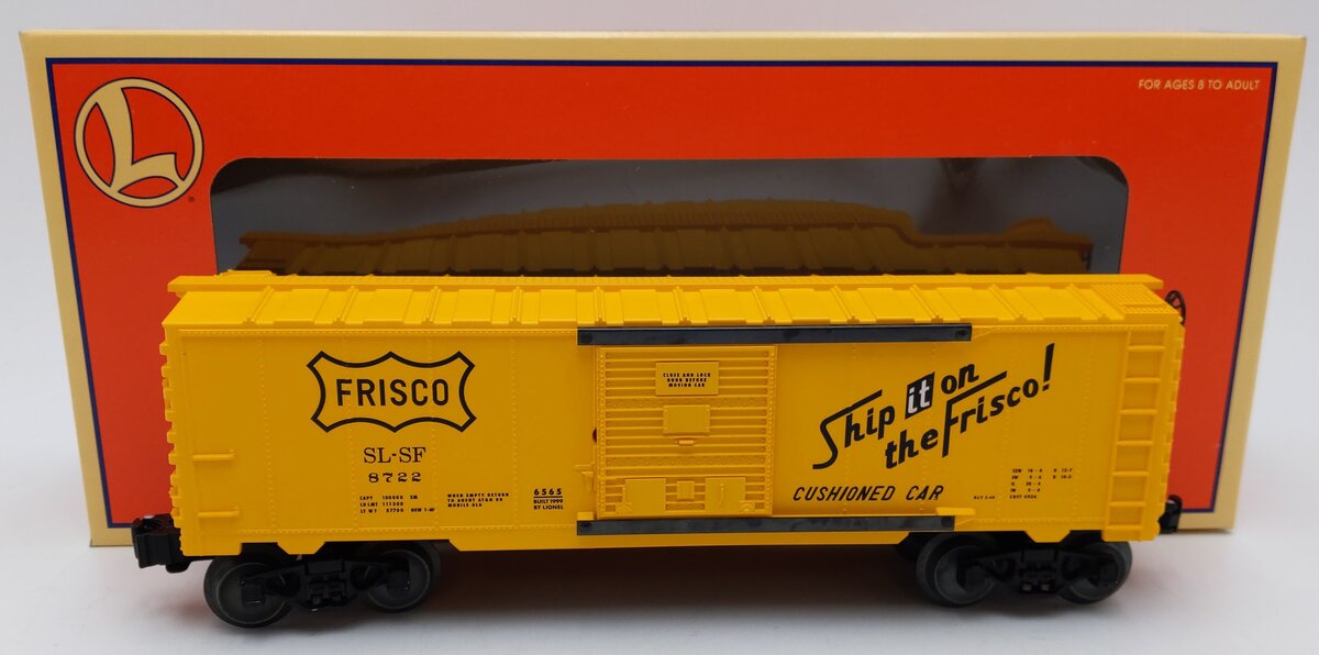 Lionel 6-29266 O Gauge Frisco 6565 Boxcar #8722 LN/Box