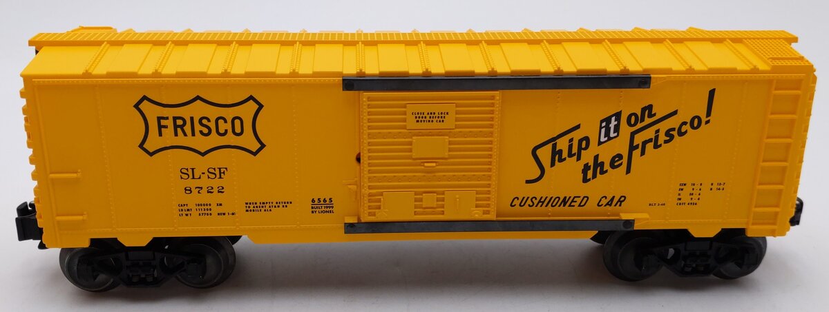 Lionel 6-29266 O Gauge Frisco 6565 Boxcar #8722 LN/Box