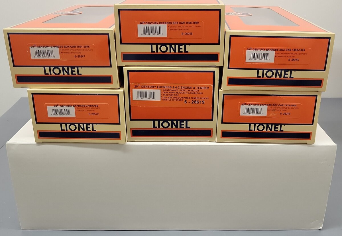 Lionel 6-31934 O 20th Century Express Steam Train Set EX/Box