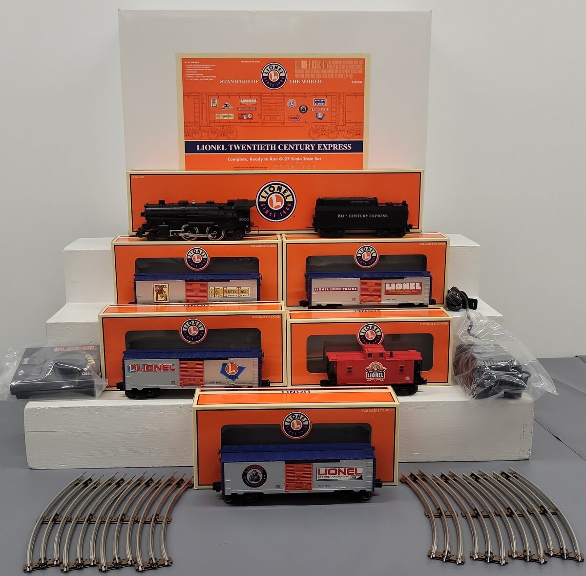 Lionel 6-31934 O 20th Century Express Steam Train Set EX/Box