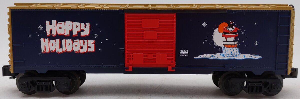Lionel 6-36213 O Gauge Vapor Records Christmas Box Car EX/Box