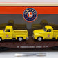 Lionel 6-17568 O Gauge Pennsylvania Flatcar with Pickup Trucks LN/Box