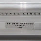 Lionel 6-19160 O Gauge Lionel Lines 2530 REA Aluminum Baggage Car EX/Box