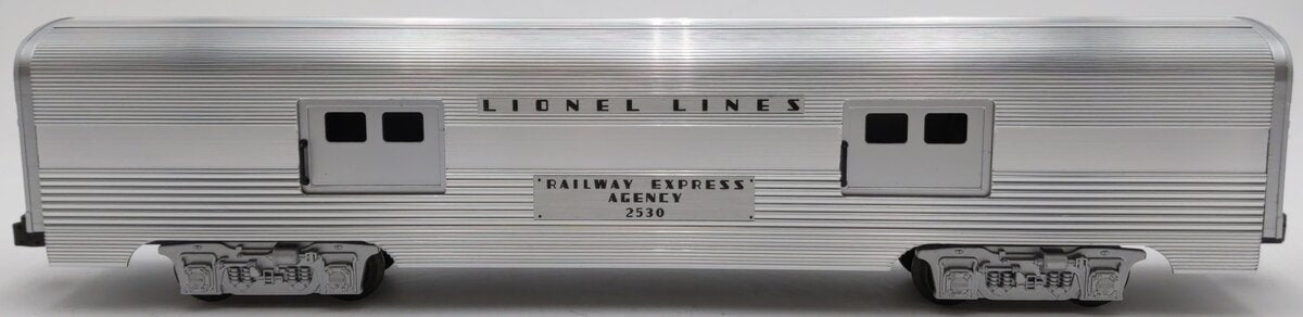 Lionel 6-19160 O Gauge Lionel Lines 2530 REA Aluminum Baggage Car EX/Box