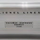 Lionel 6-19160 O Gauge Lionel Lines 2530 REA Aluminum Baggage Car EX/Box