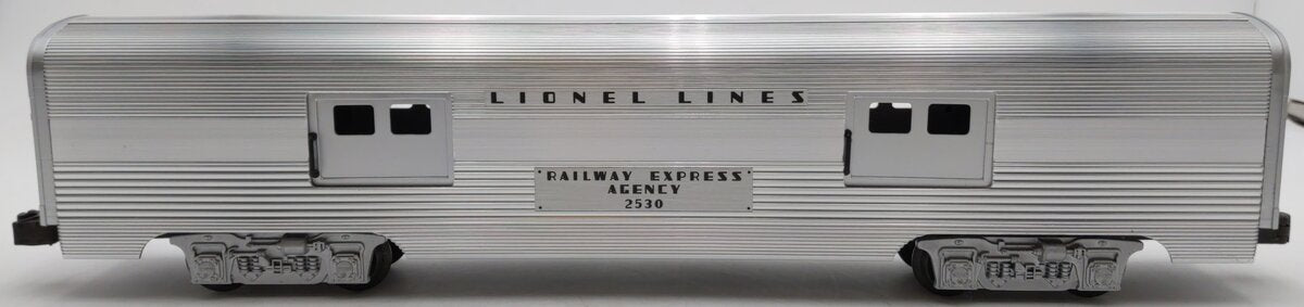 Lionel 6-19160 O Gauge Lionel Lines 2530 REA Aluminum Baggage Car EX/Box