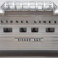 Lionel 6-19162 O Gauge Lionel Lines Aluminum Silver Sky Vista Dome Car EX/Box