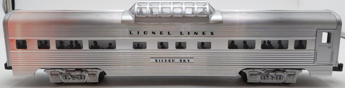 Lionel 6-19162 O Gauge Lionel Lines Aluminum Silver Sky Vista Dome Car EX/Box