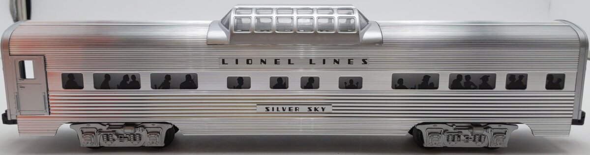 Lionel 6-19162 O Gauge Lionel Lines Aluminum Silver Sky Vista Dome Car EX/Box