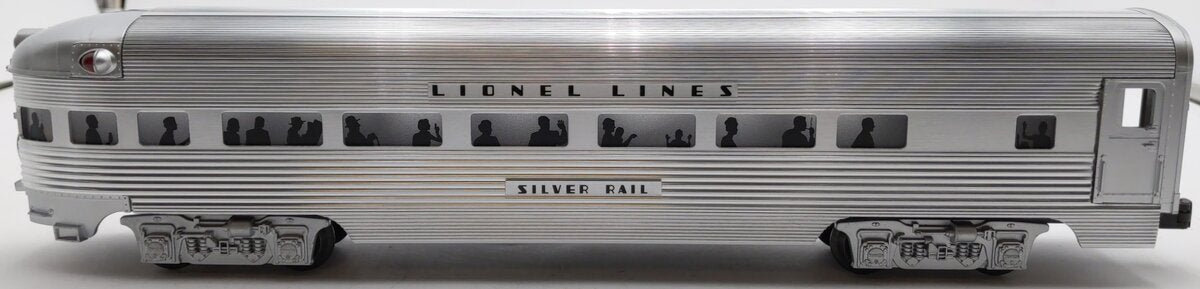 Lionel 6-19163 O Gauge Lionel Lines 2531 Silver Rail Aluminum Observation Car EX/Box