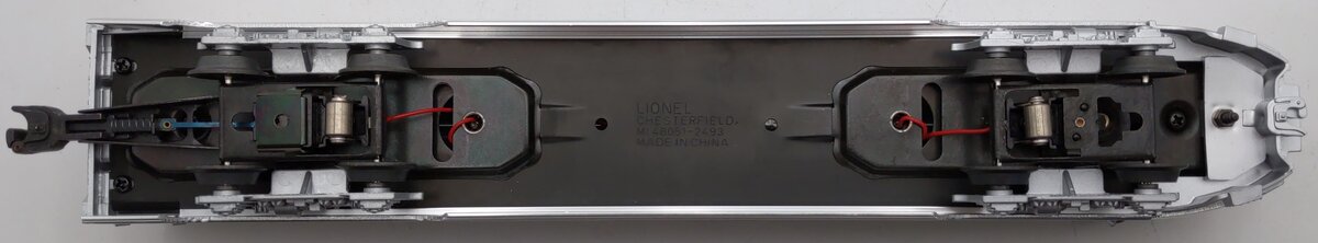 Lionel 6-19163 O Gauge Lionel Lines 2531 Silver Rail Aluminum Observation Car EX/Box