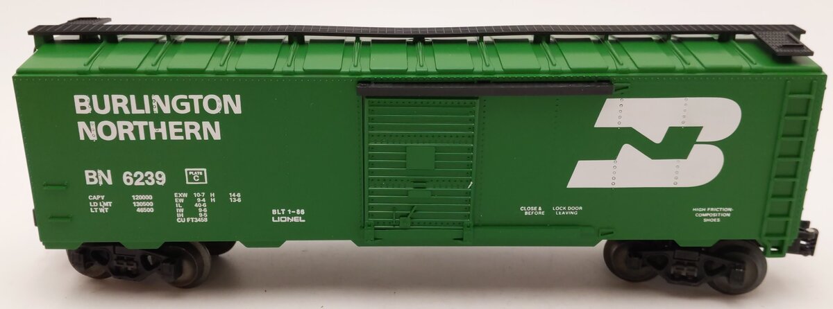 Lionel 6-6239 O Gauge Burlington Northern Standard Boxcar #6239 LN/Box