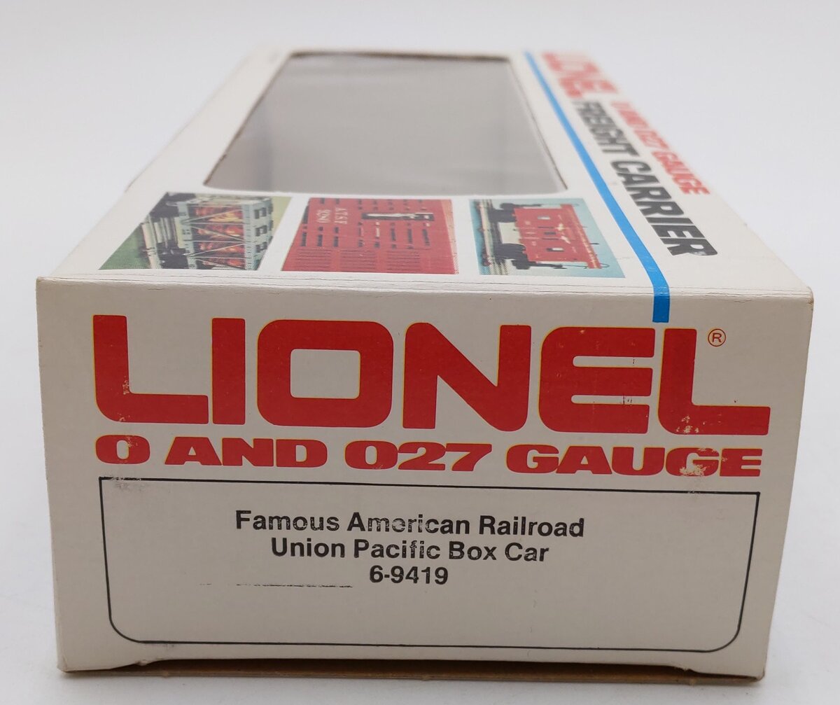 Lionel 6-9419 O Gauge Famous American Railroad Union Pacific Boxcar #9419 EX/Box