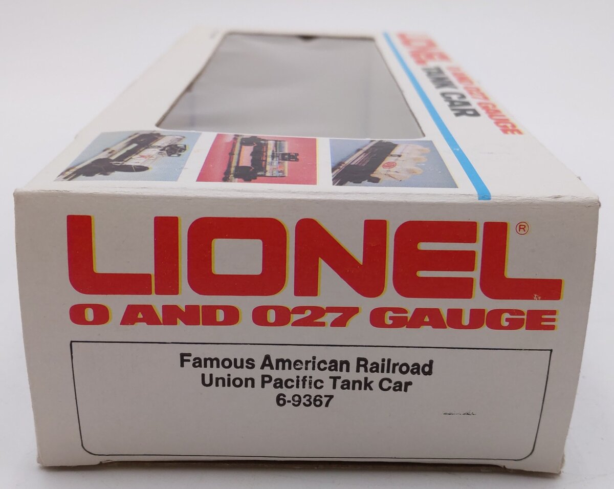 Lionel 6-9367 O Gauge Union Pacific Single Dome Tank Car #9367 EX/Box