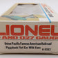 Lionel 6-9383 O Gauge Union Pacific FAR Piggyback Flatcar w/ Trailers EX/Box