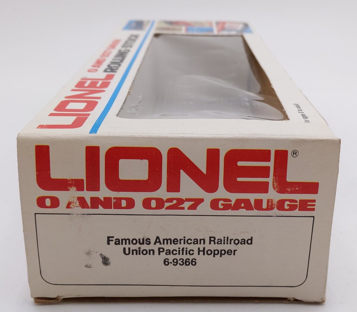 Lionel 6-9366 O Gauge Union Pacific Covered 4-Bay Hopper #9366 LN/Box