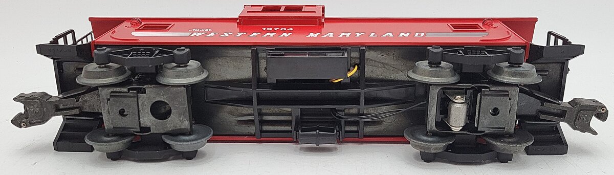 Lionel 6-19704 O Gauge Western Maryland Extended Vision Caboose w/Smoke EX/Box