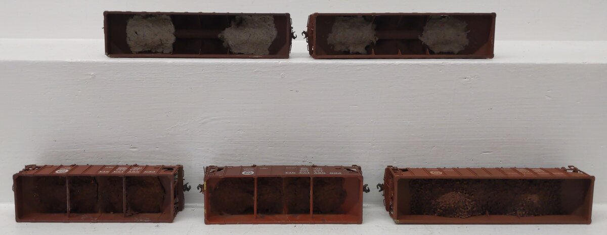 HO Scale Assorted BRASS CUSTOM Hopper Cars: 147106, 144814, 723100, 740706 [5]