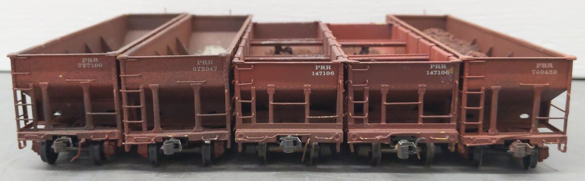 HO Scale Assorted BRASS CUSTOM Hopper Cars: 147106, 144814, 723100, 740706 [5]