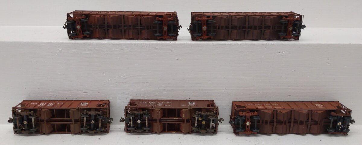 HO Scale Assorted BRASS CUSTOM Hopper Cars: 147106, 144814, 723100, 740706 [5]