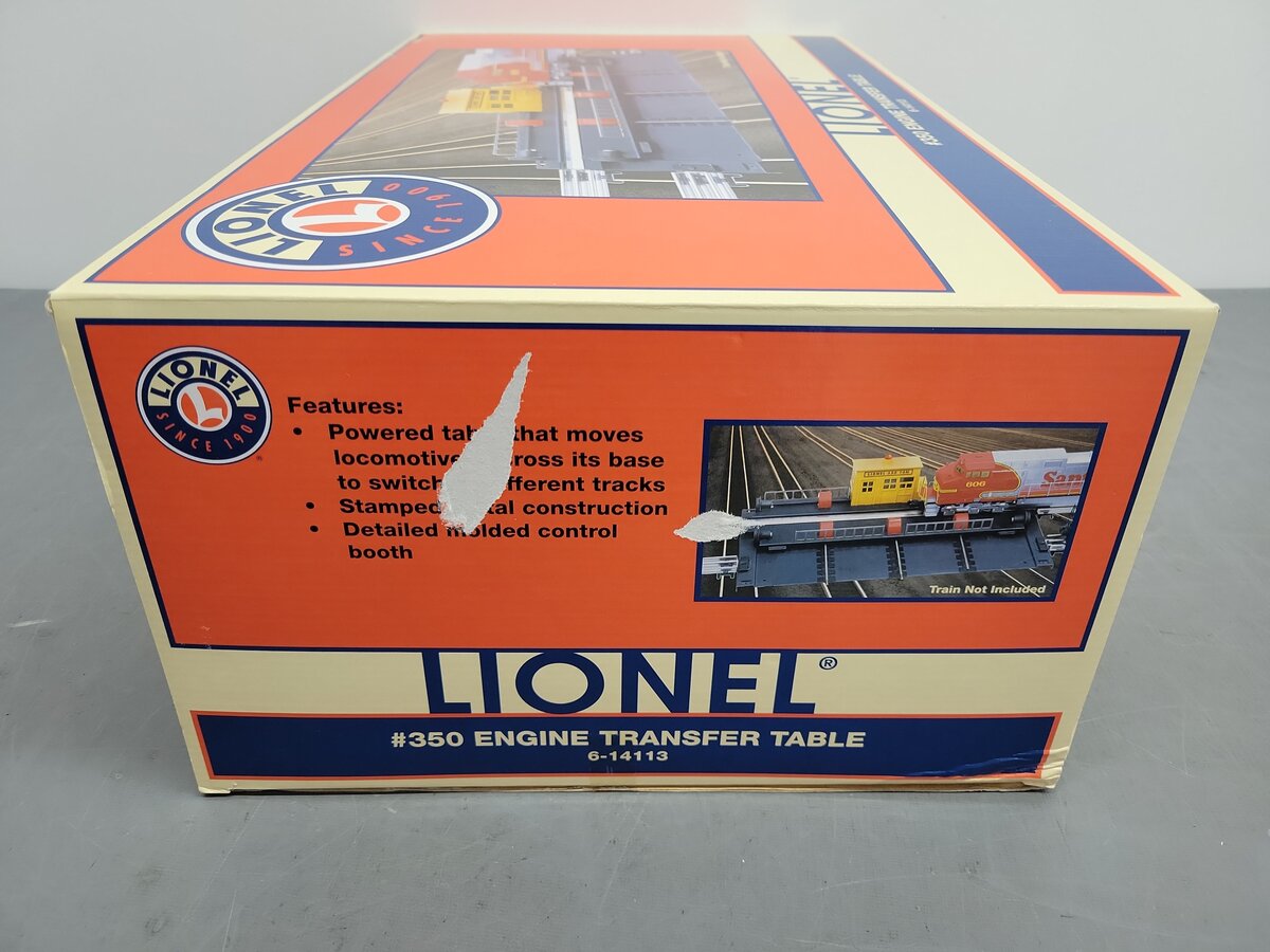 Lionel 6-14113 O Gauge Engine Transfer Table EX/Box