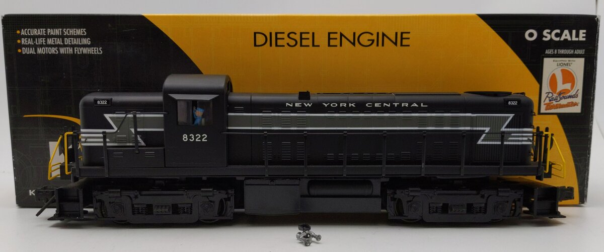 K-Line K2470-8322 O New York Central RS-3 Powered Diesel Locomotive #8322 VG/Box
