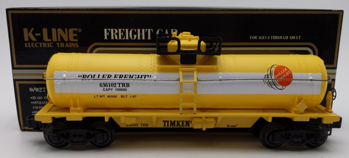 K-Line K636101 O Gauge Timken Single Dome Tank Car LN/Box