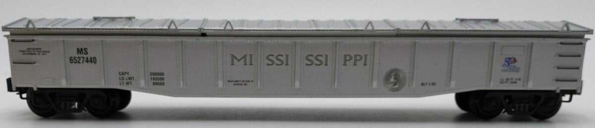 K-Line K652-7440 O Gauge Mississippi Commemorative Quarter Gondola NIB