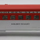K-Line K4532-2399 O Golden State Golden Nugget 13.5" Streamliner Coach Car #2399 LN/Box