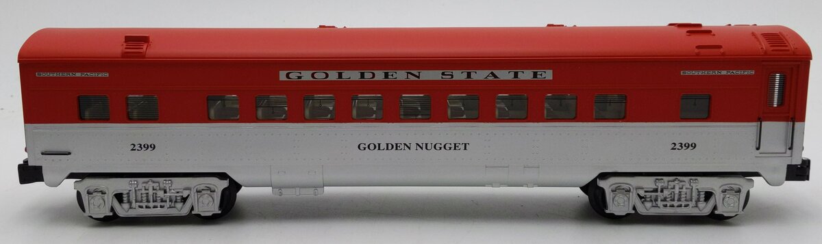 K-Line K4532-2399 O Golden State Golden Nugget 13.5" Streamliner Coach Car #2399 LN/Box