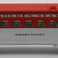 K-Line K4532-2399 O Golden State Golden Nugget 13.5" Streamliner Coach Car #2399 LN/Box