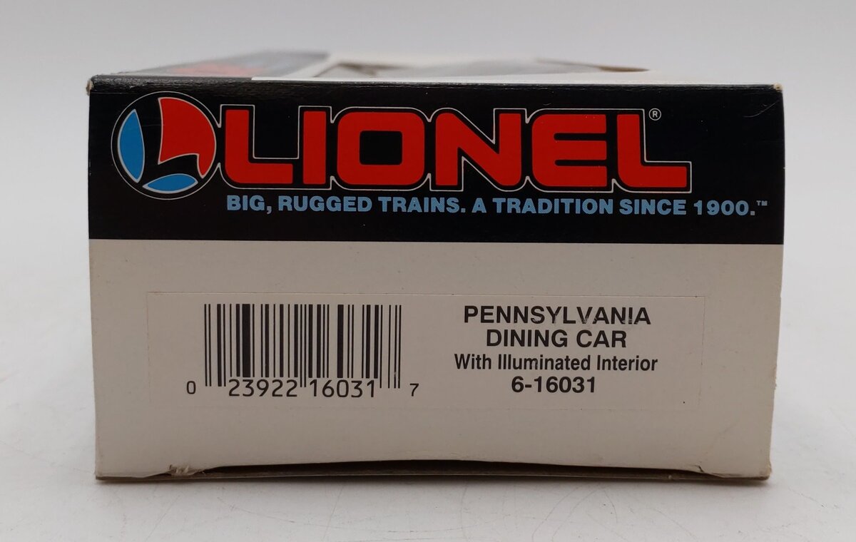 Lionel 6-16002 O Gauge Pennsylvania Tuscan Coach Car #16002 LN/Box