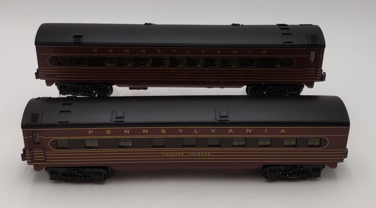 K-Line K-4580B O Pennsylvania 12.5" Streamliner Passenger Cars (Set of 2) LN/Box