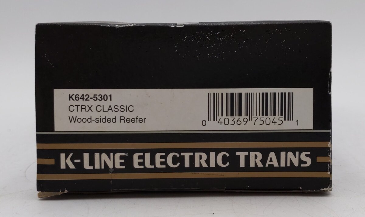 K-Line K642-5301 O Circus Woodside Refrigerator Car LN/Box
