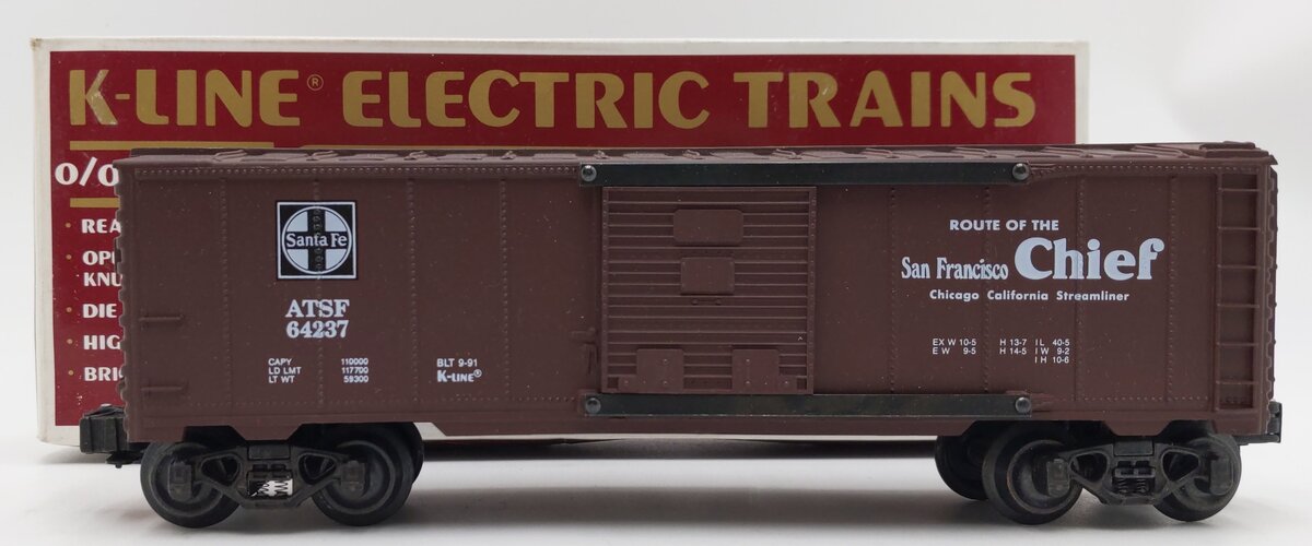 K-Line K64237 O Gauge Santa Fe Classic Boxcar #64237 EX/Box