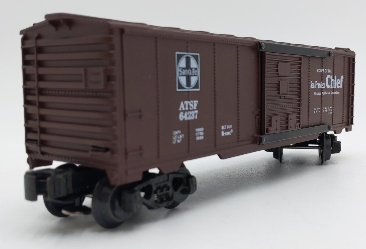 K-Line K64237 O Gauge Santa Fe Classic Boxcar #64237 EX/Box
