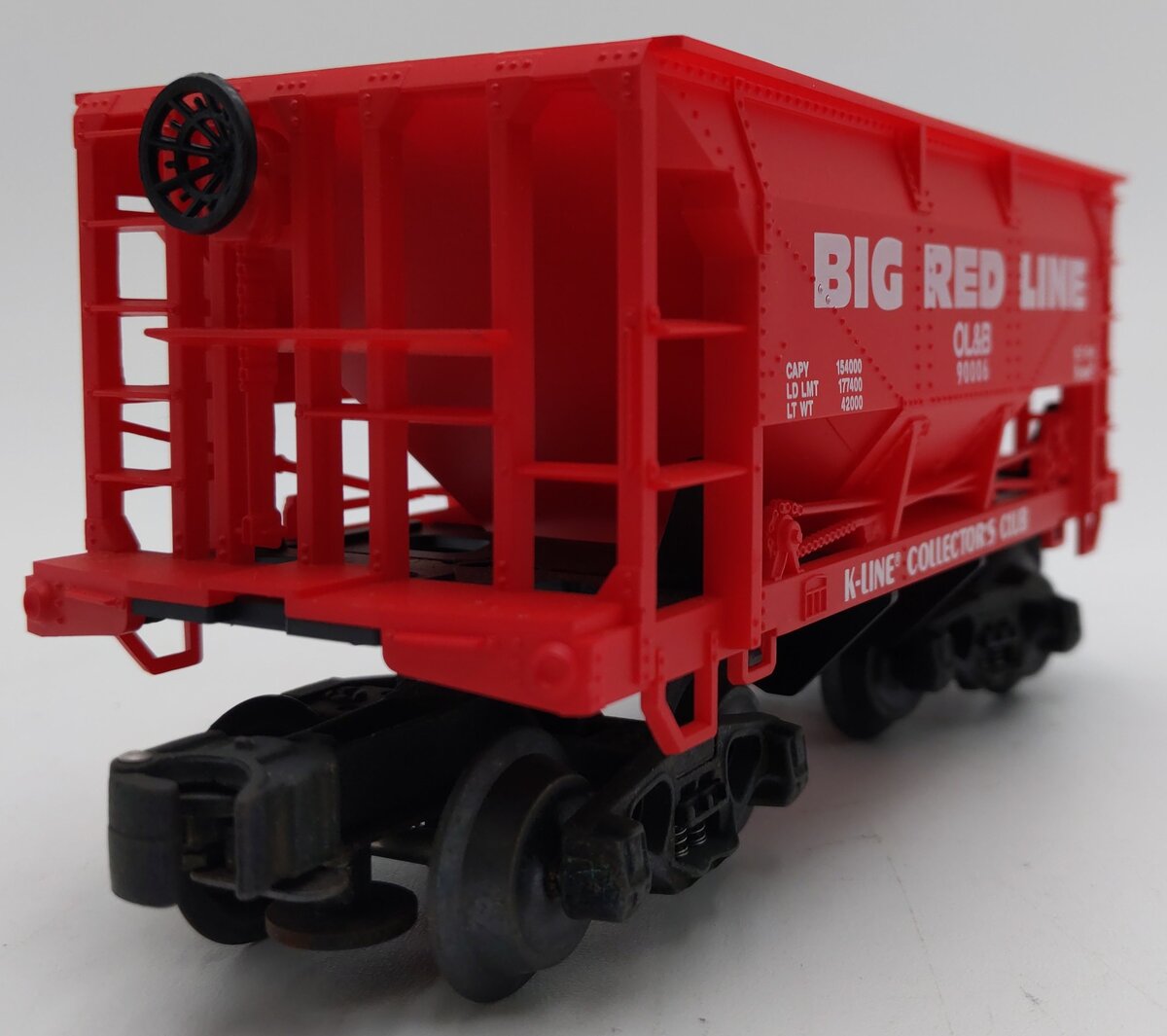 K-Line K90006 O Gauge K-Line Collectors Club 1994 Big Red Line Ore Car EX/Box