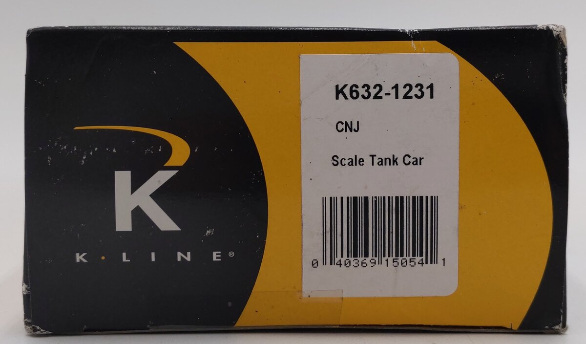 K-Line K632-1231 O Gauge Central New Jersey Tank Car #92534 EX/Box