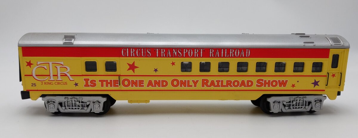 K-Line K4516-0025 O Circus Transport Railroad 13" Steamliner Combine Car #25 LN/Box