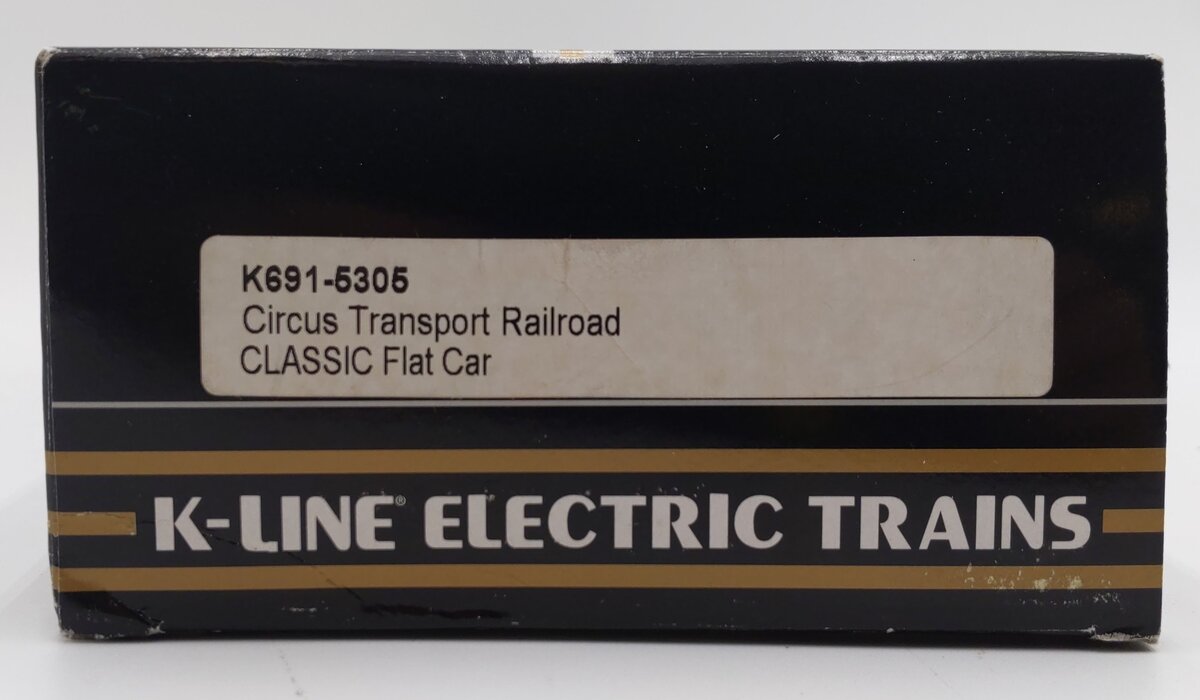 K-Line K691-5305 Circus Transport Flatcar (No Autos) EX/Box