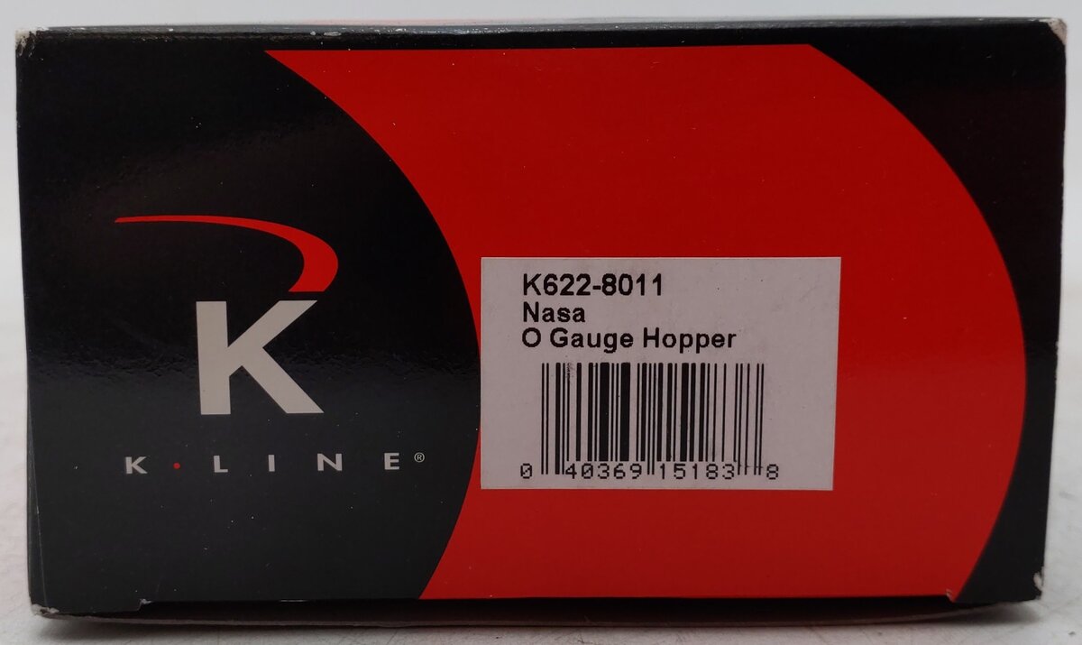 K-Line K622-8011 O Gauge NASA Hopper Car #8402 EX/Box